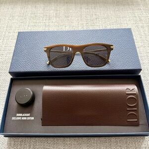 SOLD: Dior BlackSuit S8I Limited Edition Buffalo Horn Sunglasses